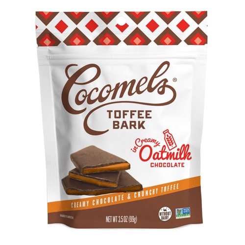 Cocomels Oatmilk Chocolate Toffee Bark