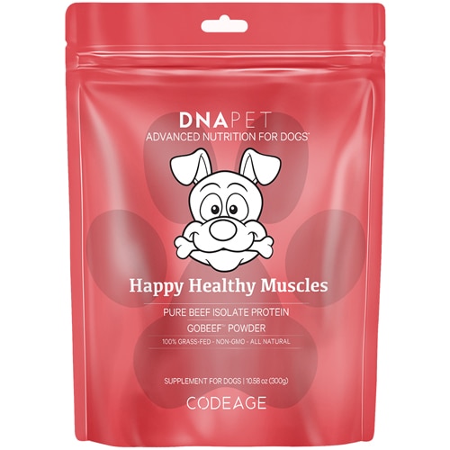 Codeage DNA Pet Happy Healthy Muscles Dog Protein Powder Supplement