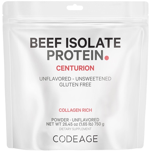 Codeage Grass-Fed Beef Isolate Protein Powder Supplement-20 Amino Acids-Collagen-Rich