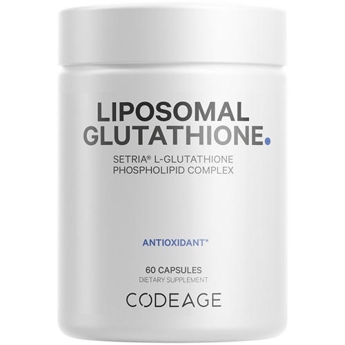 Codeage Liposomal Glutathione Supplement 500 mg Setria L Glutathione Reduced