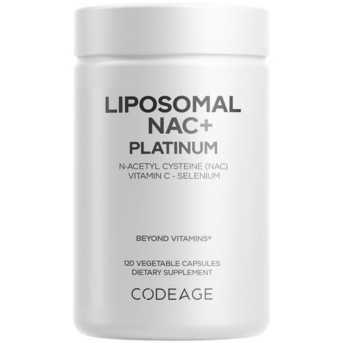 Codeage Liposomal Nac+ Platinum N-Acetyl L-Cysteine Vitamin C Alpha Lipoic Acid Selenium
