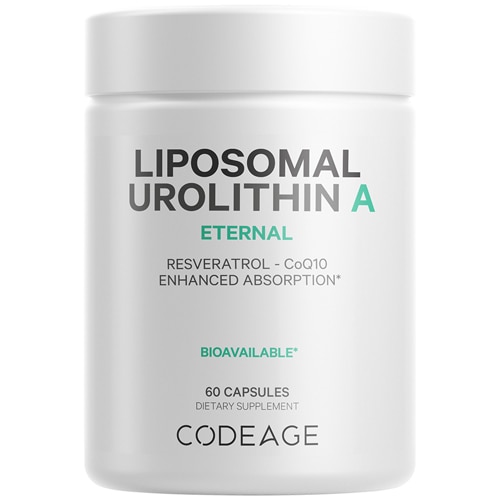 Codeage Liposomal Urolithin A Supplement - Resveratrol Betaine CoQ10