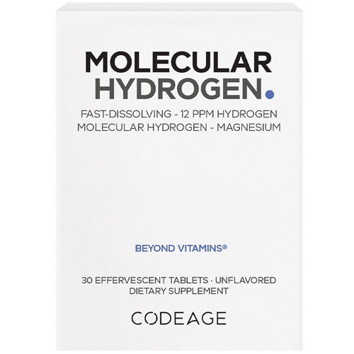 Codeage Molecular Hydrogen Elemental Magnesium Effervescent Hydrogen Water Tablets