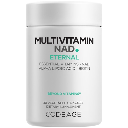 Codeage Multivitamin NAD+ D3-K2-Methylated B12-P5P-ALA-Folate-Biotin-B Complex