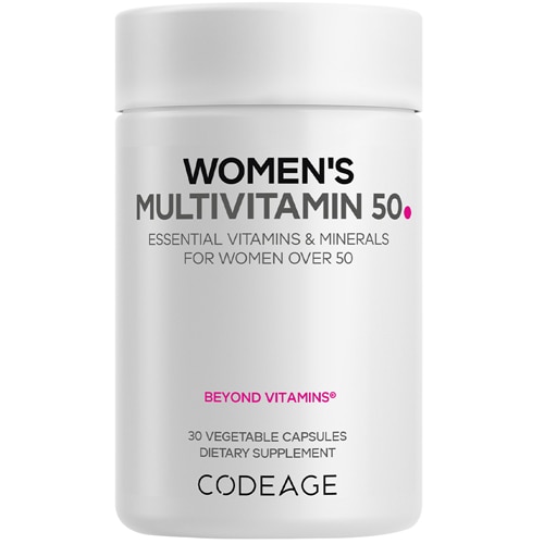 Codeage Womens Multivitamin 50 Essential Vitamins & Minerals for Women Over 50 Black Cohosh