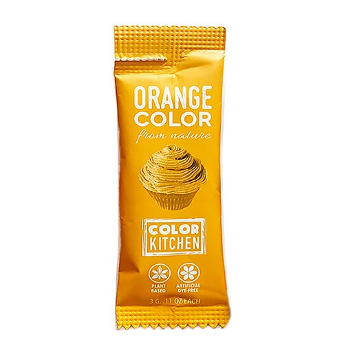 Color Kitchen Foods Natural Food Coloring Singles Orange
