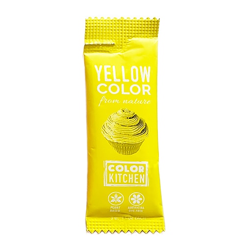 Color Kitchen Foods Natural Food Coloring Singles Yellow