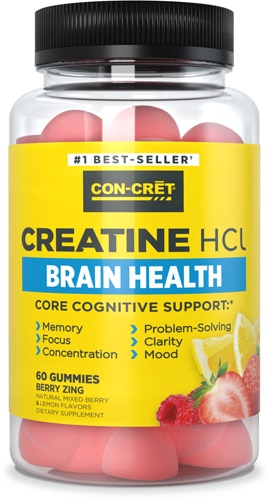 Con-Cret Creatine HCl Brain Health Berry Zing