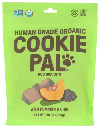 Cookie Pal Organic Dog Treats Pumpkin & Chia