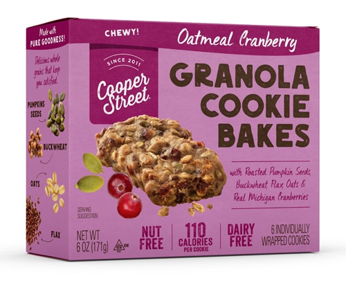 Cooper Street Granola Bakes Oatmeal Cranberry