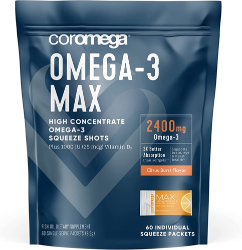 Coromega Omega-3 Max Citrus Burst