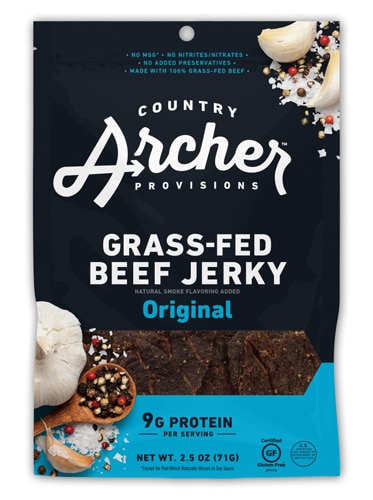 Country Archer Gluten Free Grass-Fed Beef Jerky Original