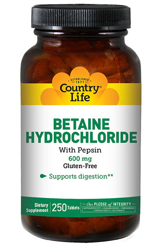 Country Life Betaine Hydrochloride