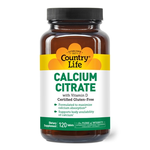 Country Life Calcium Citrate with Vitamin D