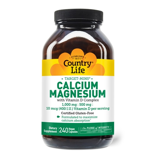 Country Life Calcium-Magnesium with Vitamin D Complex