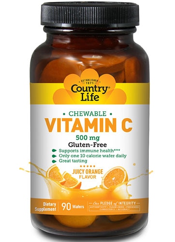 Country Life Chewable Vitamin C Juicy Orange