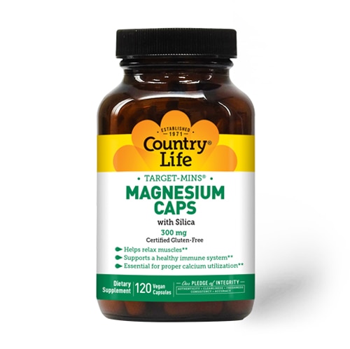 Country Life Magnesium Caps with Silica
