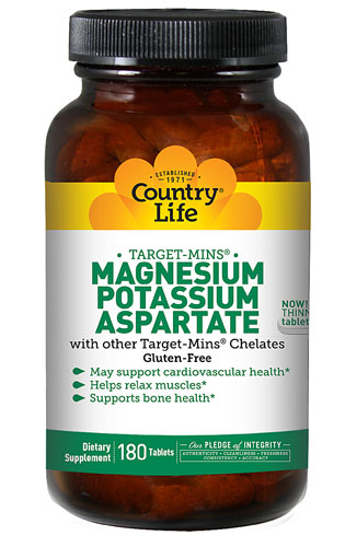 Country Life Magnesium Potassium Aspartate