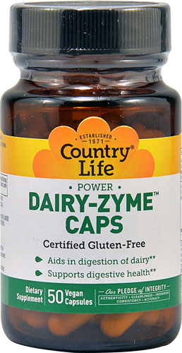 Country Life Power Dairy-Zyme™ Caps