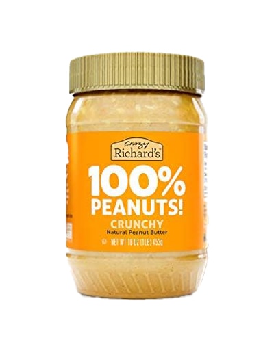 Crazy Richard's Natural Peanut Butter 100% Peanuts Crunchy