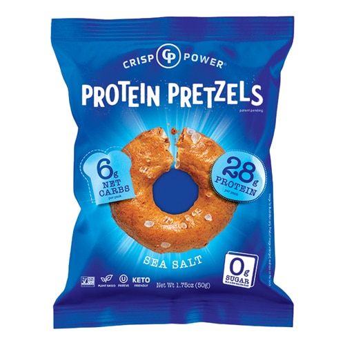 Crisp Power Protein Pretzels Sea Salt