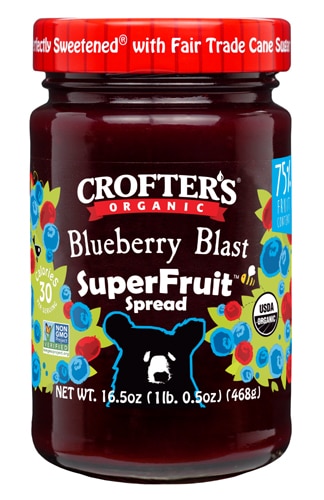 Crofters Organic Fruit Spread Blueberry Blast