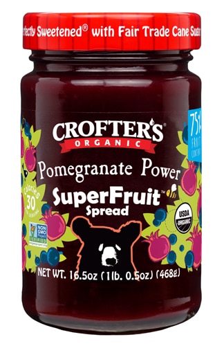 Crofters Organic Fruit Spread Pomegranate Power