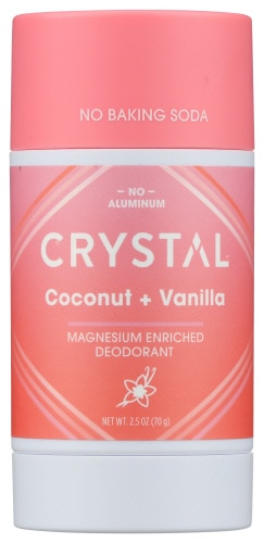 Crystal Magnesium Enriched Deodorant Stick Coconut & Vanilla