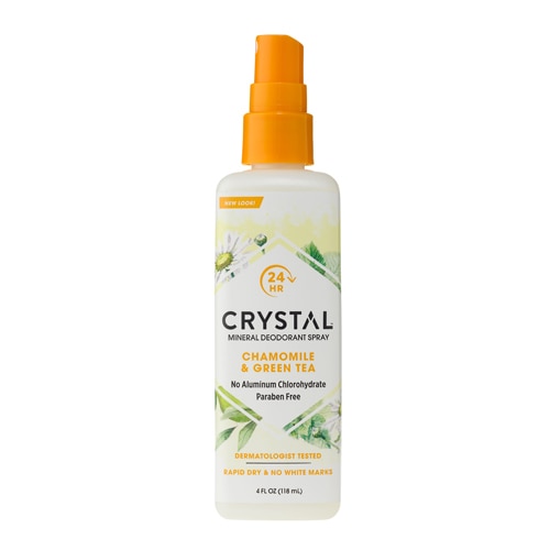 Crystal Whole Body Deodorant Spray Chamomile And Green Tea