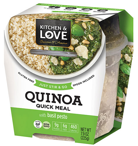 Cucina & Amore Gluten Free Quinoa Quick Meal Basil Pesto