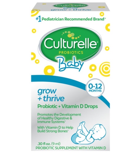 Culturelle Baby Probiotic & Vitamin D Drops 0-12 Months