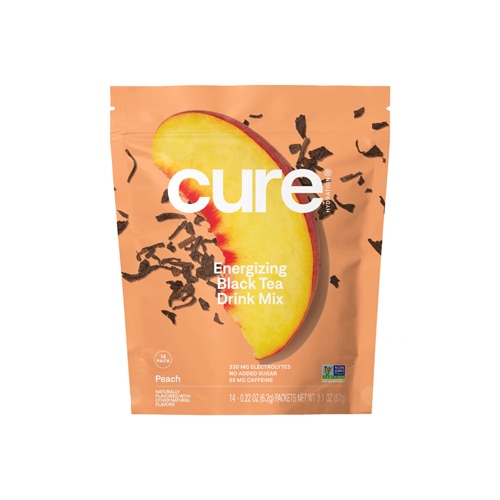 Cure Hydration Energizing Black Tea Mix Peach