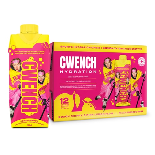 Cwench Hydration Sports Drink Pink Lemon Flow