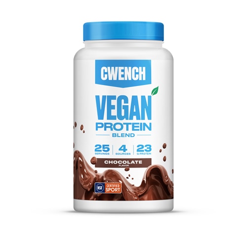 Cwench Hydration Vegan Protein Blend - NSF Certified for Sport Chocolate