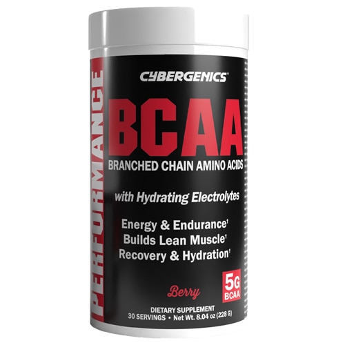 Cybergenics BCAA Powder Drink Mix Berry