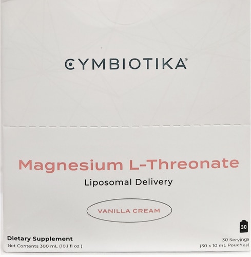 Cymbiotika Magnesium L-Threonate Liposomal Delivery Vanilla Creme