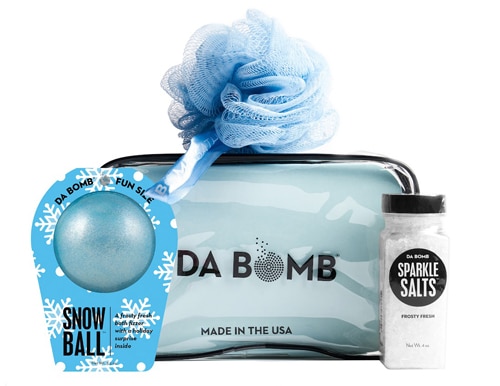 Da Bomb Holiday Bath Bomb 3 Piece Gift Bag - Snow Ball