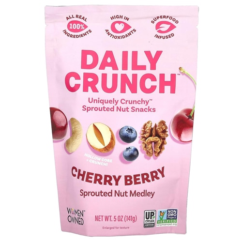 Daily Crunch Sprouted Almonds Medley Cherry Berry