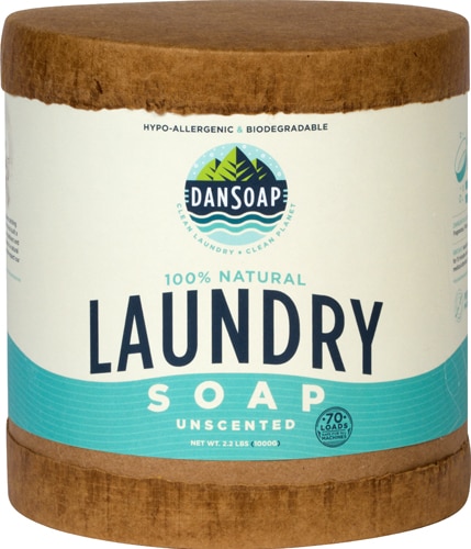 DanSoap Laundry Soap Powder 70 Loads 100% Natural Unscented