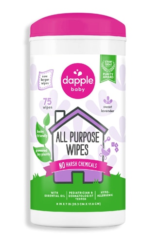 Dapple Baby All Purpose Wipes Lavender