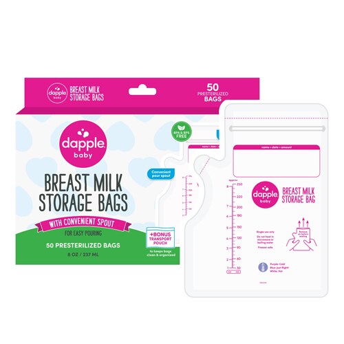 Dapple Baby Breast Milk Storage PreSterilized Bags