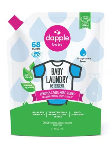 Dapple Baby Laundry Detergent 68 Loads Fragrance Free