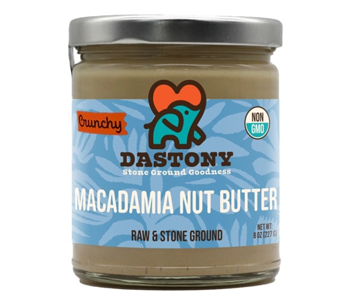 Dastony Nut Butter Stone Ground Crunchy Macadamia