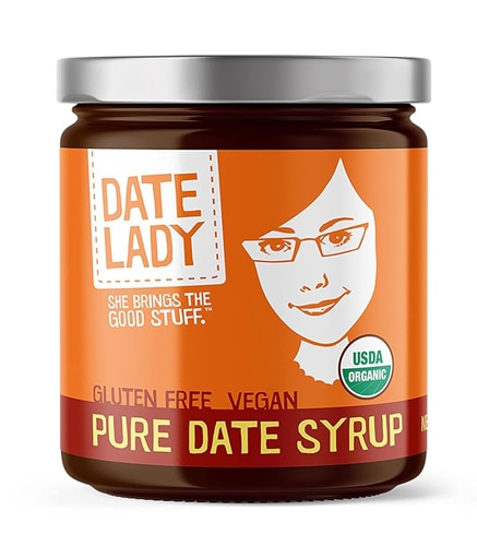 Date Lady Gluten Free Organic Pure Date Syrup Glass Jar