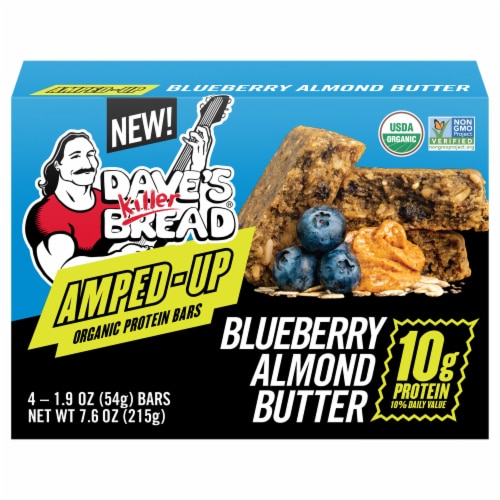 Dave's Killer Bread Protein Bars Organic Blueberry Almond Butter