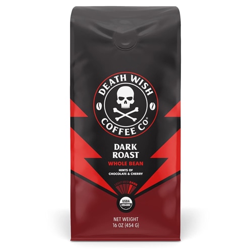 Death Wish Coffee Organic Whole Bean Coffee