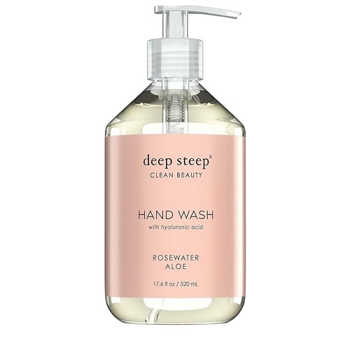 Deep Steep Hand Wash Clean Beauty Rosewater Aloe