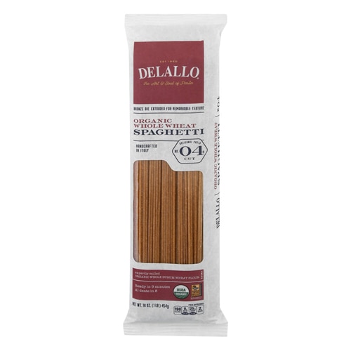 Delallo Organic Spaghetti Pasta Whole Wheat No 4