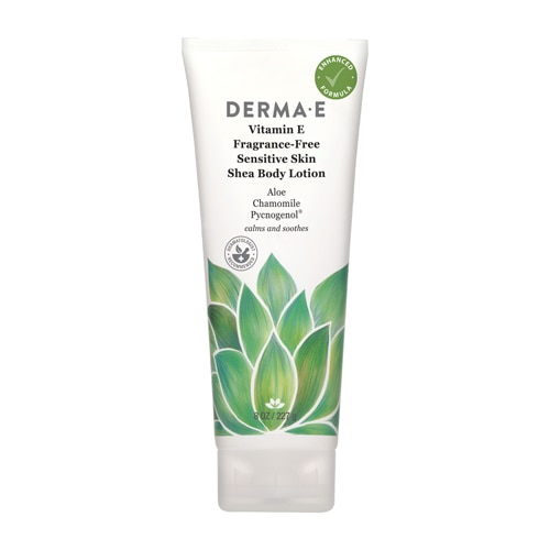 Derma E Vitamin E Fragrance-Free Sensitive Skin Shea Body Lotion