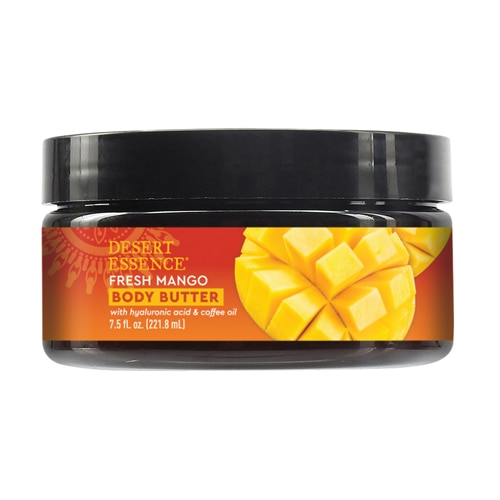 Desert Essence Body Butter with Hyaluronic Acid & Coffee Oil Fresh Mango